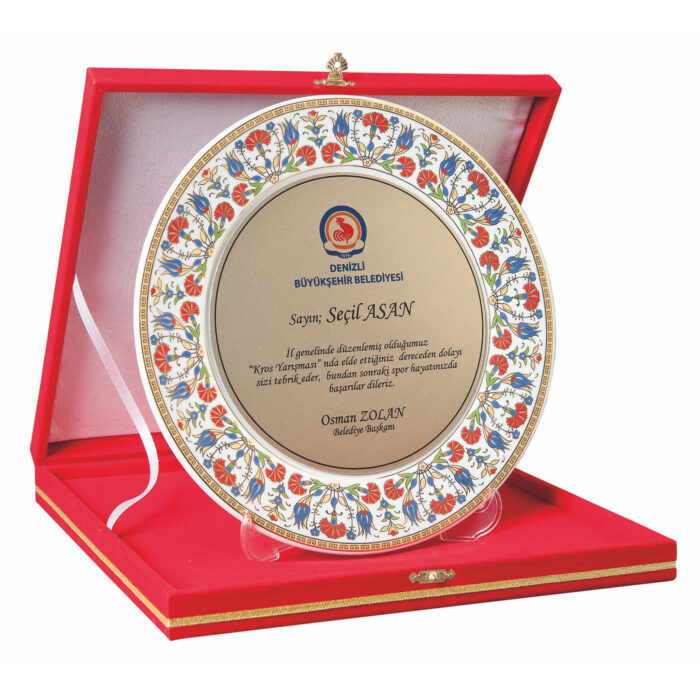 Porselen Tabak Plaket PT-3