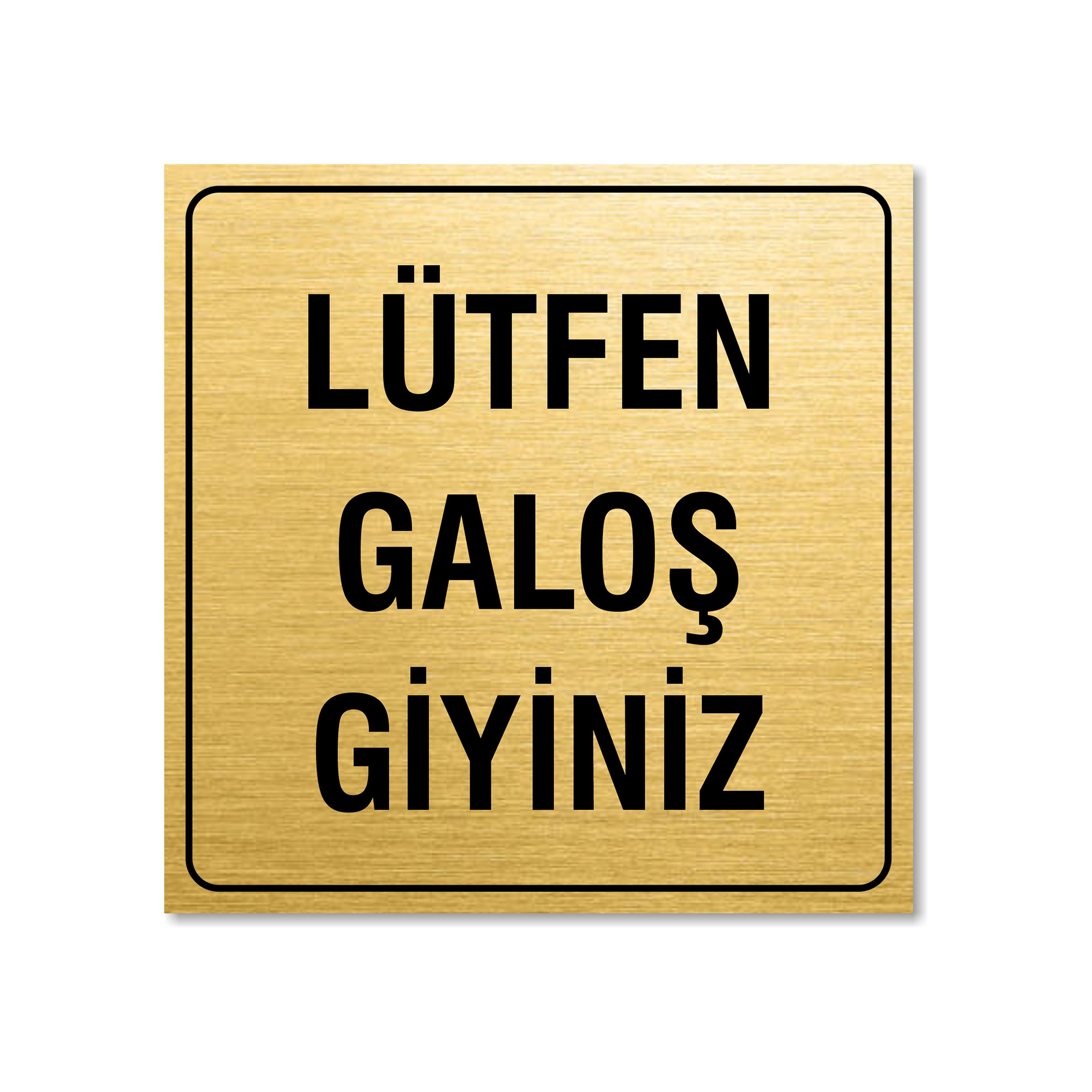 Uyarı ve İkaz Levhası 6 Uyarı ve İkaz Levhası 6