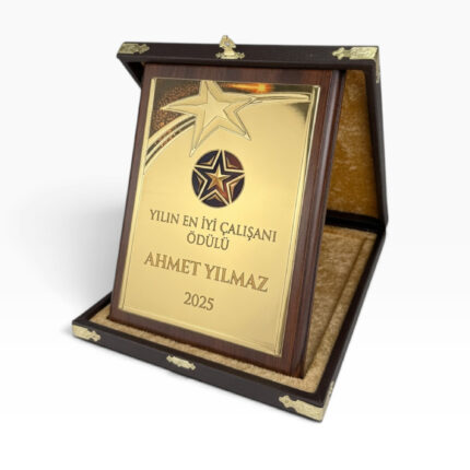 Ahşap Plaket 11