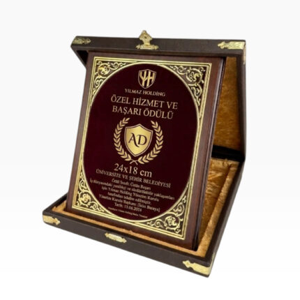 Ahşap Plaket 3