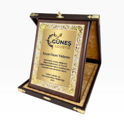 Ahşap Plaket 4