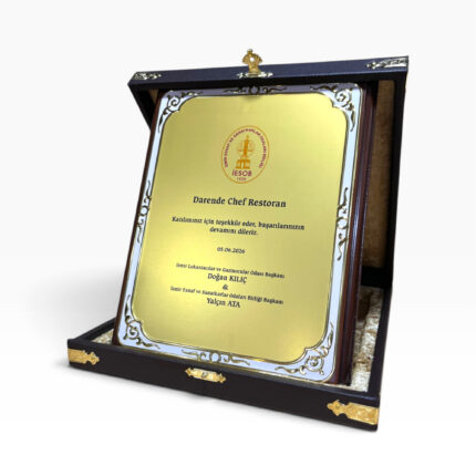 Ahşap Plaket 7