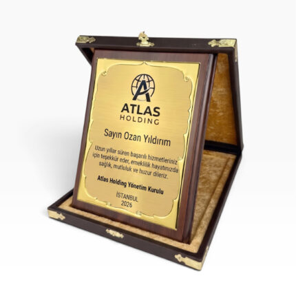 Ahşap Plaket 8