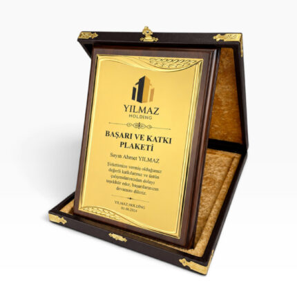 Ahşap Plaket 9